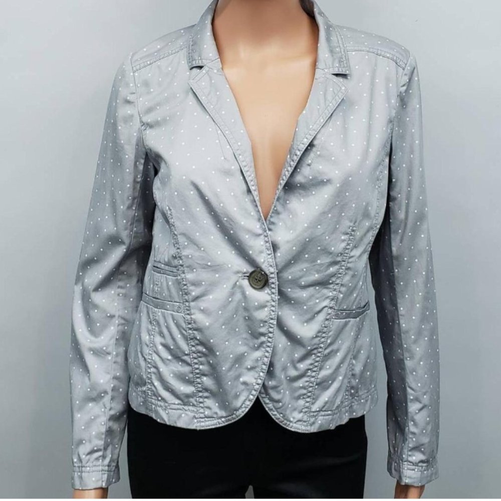 Nordstrom Women's Grey and White Jacket